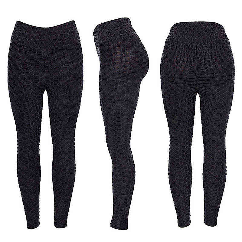 Plu Size Scrunch Leggings Women Black Anti-Cellulite Leggin High Waist Fitness Bodybuilding Jeggings Pants XS-4XL 211204