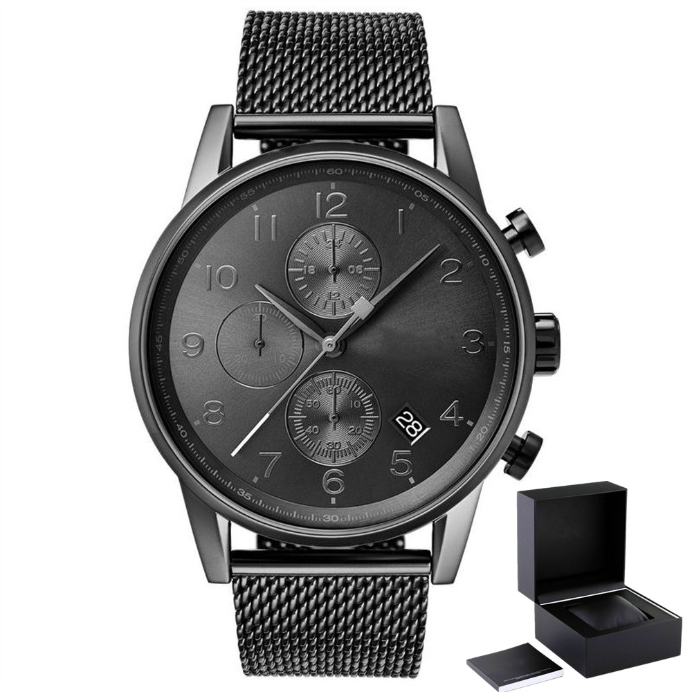 Black watch montre homme Fashion Gift Watches Top quality Male BOS Sclock Chronograph sports waterproof 316L steel Man wristwatches
Black watch montre homme Fashion Gift Watches Top quality Male BOS Sclock Chronograph sports waterproof 316L steel Man wristwatches