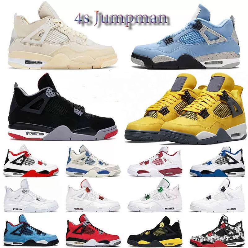 2022 Jumpmans University Blue Bred OG Jumpman 4 4s Basketball shoes The Cactus White Jack Cement Cool Grey Mens Concord Pure UNC Royalty Men Sport Sneakers 36-47, 23
2022 Jumpmans University Blue Bred OG Jumpman 4 4s Basketball shoes The Cactus White Jack Cement Cool Grey Mens Concord Pure UNC Royalty Men Sport Sneakers 36-47, 23