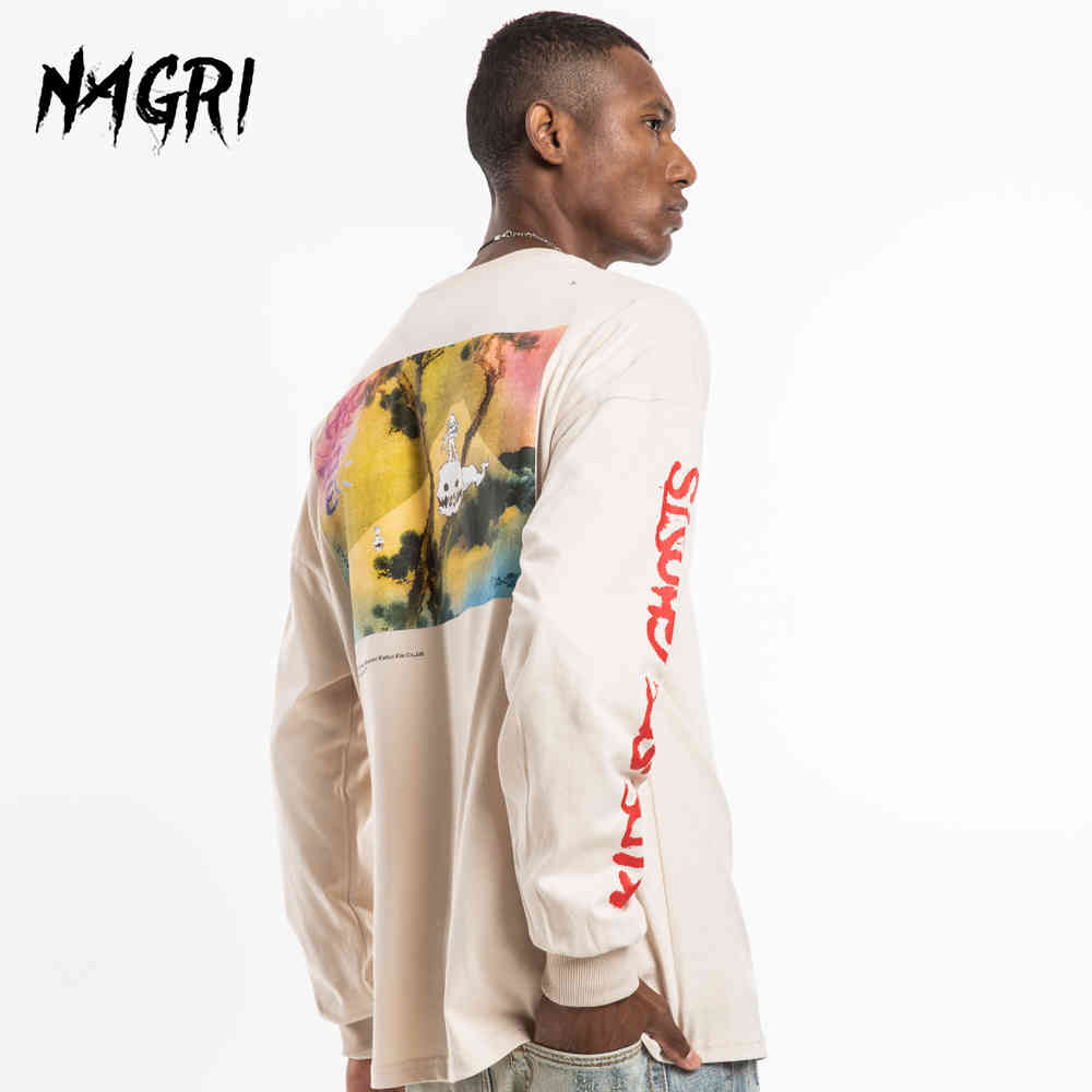 Men Women Hip Hop T shirt Fashion Kanye KIDS SEE GHOSTS Casual Harajuku Pullover Streetwear Cotton T-shirt Long Sleeve Top Tees X1227, White;black
Men Women Hip Hop T shirt Fashion Kanye KIDS SEE GHOSTS Casual Harajuku Pullover Streetwear Cotton T-shirt Long Sleeve Top Tees X1227, White;black