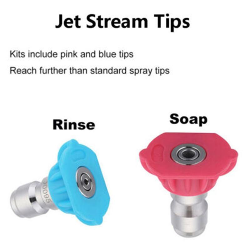 Power Washer Spray Nozzle Tips Pressure Accessories Kit 1/4'' NPT Connecting Pivoting Coupler Watering Equipments
Power Washer Spray Nozzle Tips Pressure Accessories Kit 1/4'' NPT Connecting Pivoting Coupler Watering Equipments