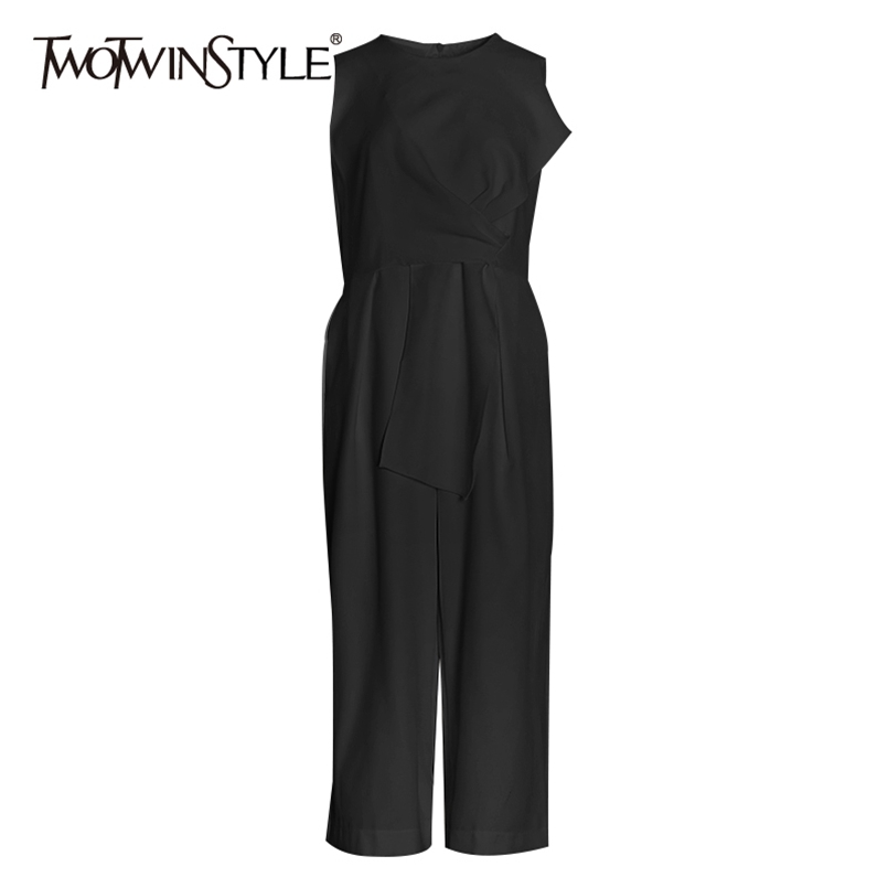 Loose White Jumpsuit For Women O Neck Sleeveless High Waist Casual Minimalist Jumpsuits Female Fashion Clothes 210521
Loose White Jumpsuit For Women O Neck Sleeveless High Waist Casual Minimalist Jumpsuits Female Fashion Clothes 210521