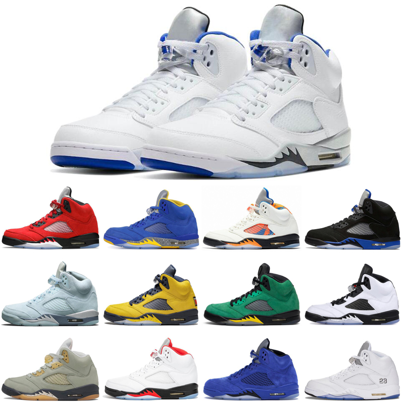 fashion men basketball shoes 5 5s Oreo Quai 54 Bluebird What The Fire Red Stealth Jade Horizon mens trainers sports sneakers, #21 alternate bel
fashion men basketball shoes 5 5s Oreo Quai 54 Bluebird What The Fire Red Stealth Jade Horizon mens trainers sports sneakers, #21 alternate bel