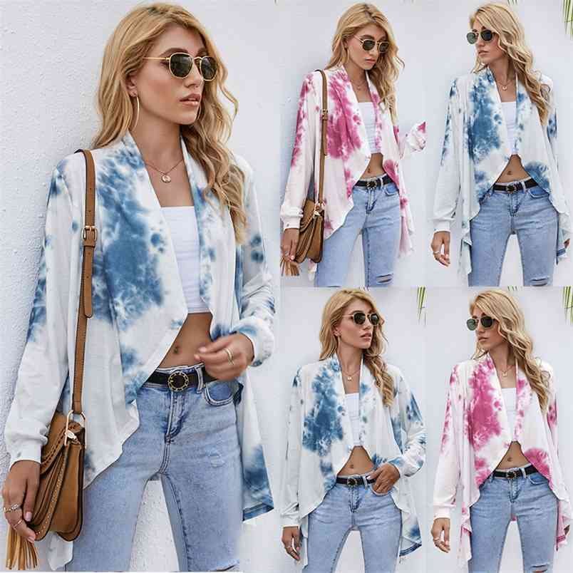 Autumn And Winter Women' Tie-dye Long-sleeved Irregular Hoodies Ladies Fashion Casual Loose Sweatshirt Streetwear 210517, Blue
Autumn And Winter Women' Tie-dye Long-sleeved Irregular Hoodies Ladies Fashion Casual Loose Sweatshirt Streetwear 210517, Blue