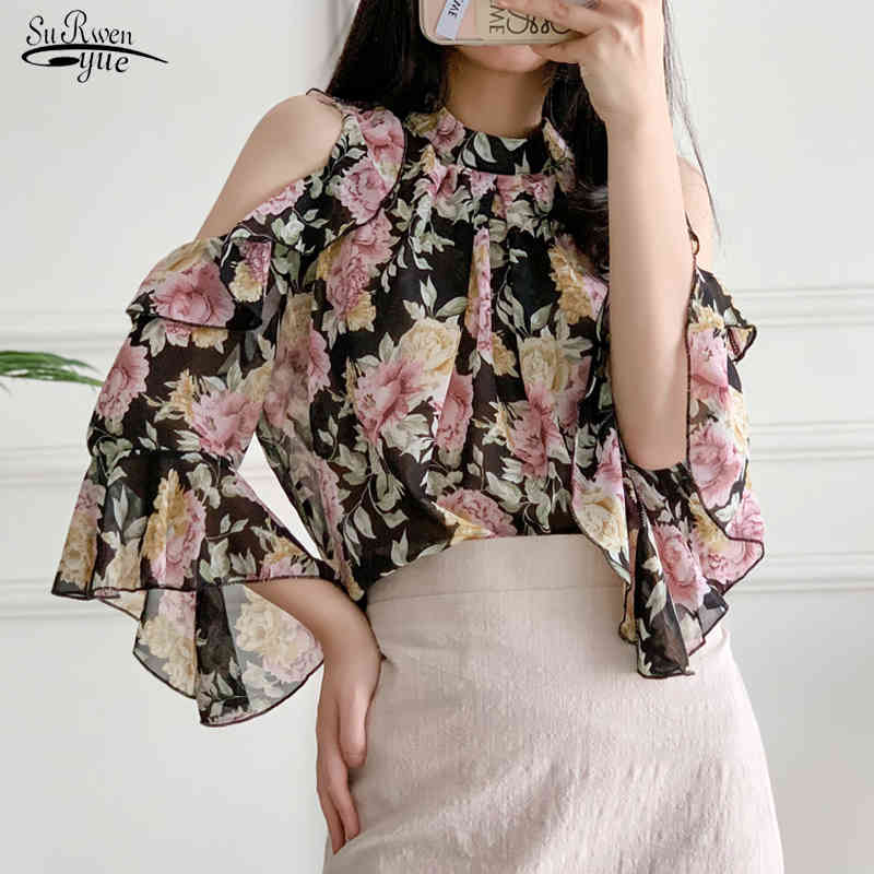 Spring Summer Off-Shoulder Pullover Floral Loose Blouse Women Short Sleeve OL Chiffon Shirt Blusas Mujer De Moda 14370 210521, Pink
Spring Summer Off-Shoulder Pullover Floral Loose Blouse Women Short Sleeve OL Chiffon Shirt Blusas Mujer De Moda 14370 210521, Pink
