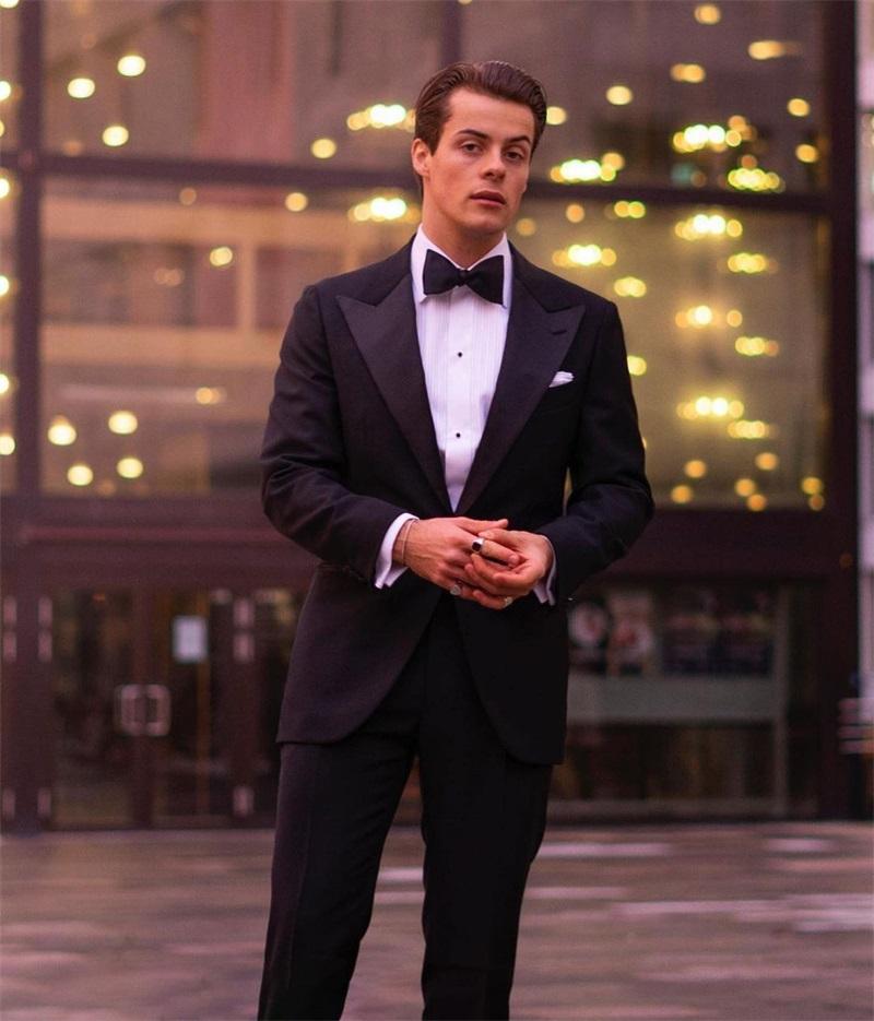 Men's Suits & Blazers Winter Custom Made Men Peaked Lapel Black Wedding Prom Groom Tuxedo Defacto Homme Blazer 2 Pieces Set Party Wear, White;black
Men's Suits & Blazers Winter Custom Made Men Peaked Lapel Black Wedding Prom Groom Tuxedo Defacto Homme Blazer 2 Pieces Set Party Wear, White;black