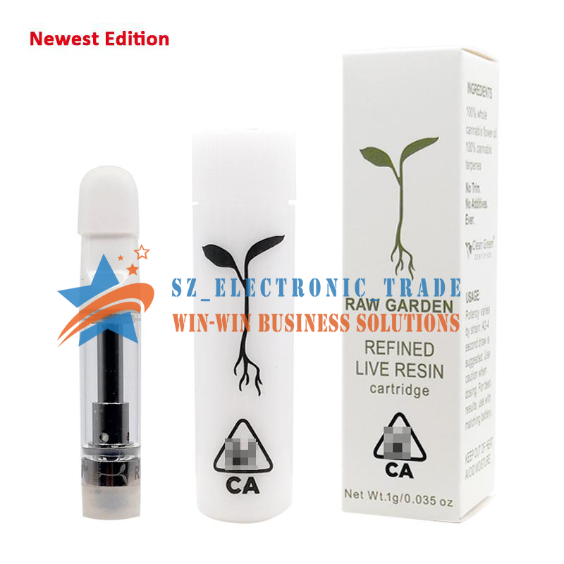 Premium Raw Garden Vape Cartridge Atomizer 0.8ML 1.0ML Pyrex Glass Tank Ceramic Coil 510 Thread Thick Oil Carts Glo TKO
Premium Raw Garden Vape Cartridge Atomizer 0.8ML 1.0ML Pyrex Glass Tank Ceramic Coil 510 Thread Thick Oil Carts Glo TKO