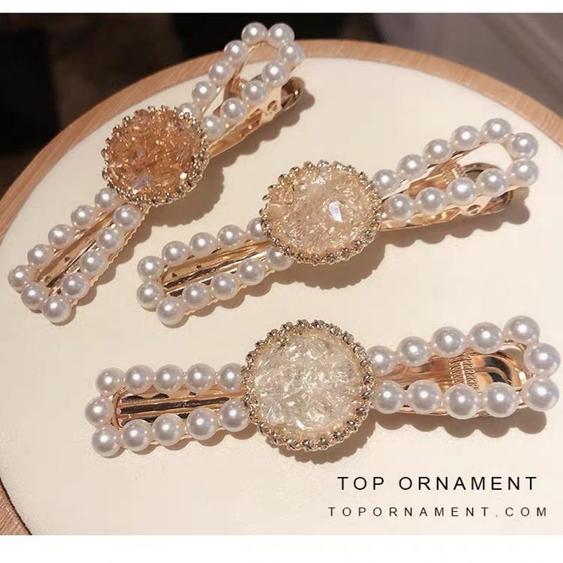 Hair Clips & Barrettes Korean Accessories Crystal Pearl Hairpin Simple And Sweetr Decor For With Beads, Golden;silver
Hair Clips & Barrettes Korean Accessories Crystal Pearl Hairpin Simple And Sweetr Decor For With Beads, Golden;silver