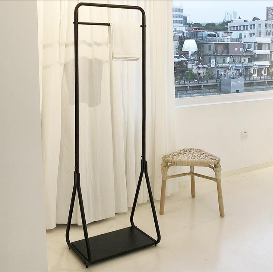 Bedroom clothes rack Landing Hotel cloth Storage Holders Nordic bathroom hanging clothing shelf land household small racks simple