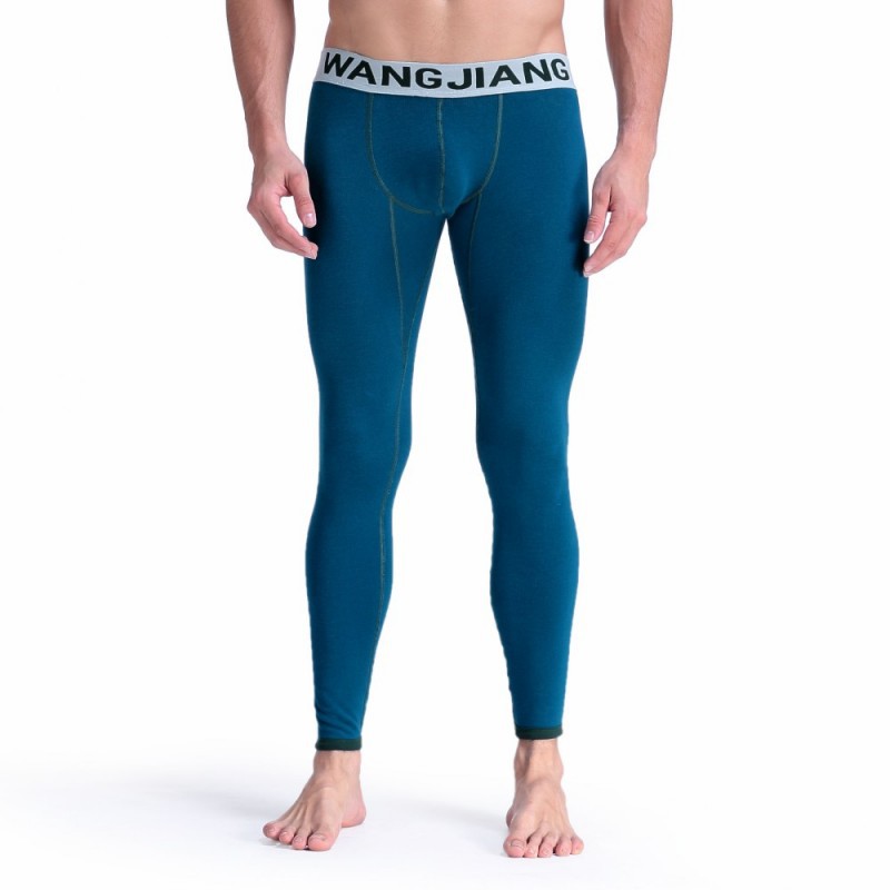 Blue Men's winter thermal underwear thickened velvet stretch basic pants trousers sleep bottoms #3020
Blue Men's winter thermal underwear thickened velvet stretch basic pants trousers sleep bottoms #3020