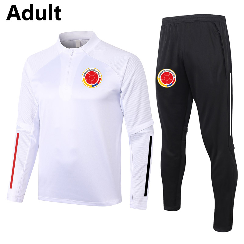2021 Colombia Soccer Training Suit Men's Tracksuits adult football Survetement Tracksuit sets kits Winter sports Long Sleeve sweatshirt and pants set 
2021 Colombia Soccer Training Suit Men's Tracksuits adult football Survetement Tracksuit sets kits Winter sports Long Sleeve sweatshirt and pants set