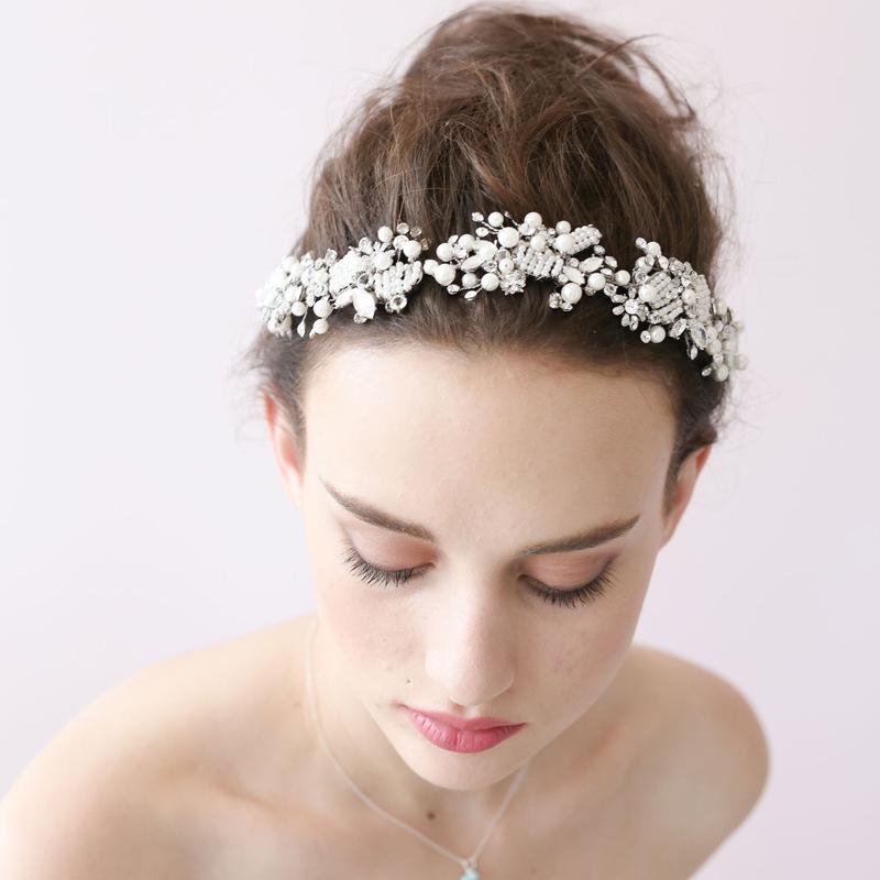 Hair Clips & Barrettes MYFEIVO Beaded Bridal Headbands For Wedding Dresses Silver Color Headdresses HQ1389
Hair Clips & Barrettes MYFEIVO Beaded Bridal Headbands For Wedding Dresses Silver Color Headdresses HQ1389