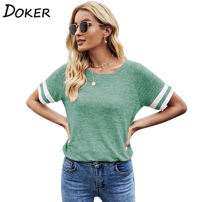 Summer Short Sleeve Loose T-shirt Women Casual O-neck Striped Patchwork Tops Female Plus Size Vintage T Shirt 210604, Khaki
Summer Short Sleeve Loose T-shirt Women Casual O-neck Striped Patchwork Tops Female Plus Size Vintage T Shirt 210604, Khaki