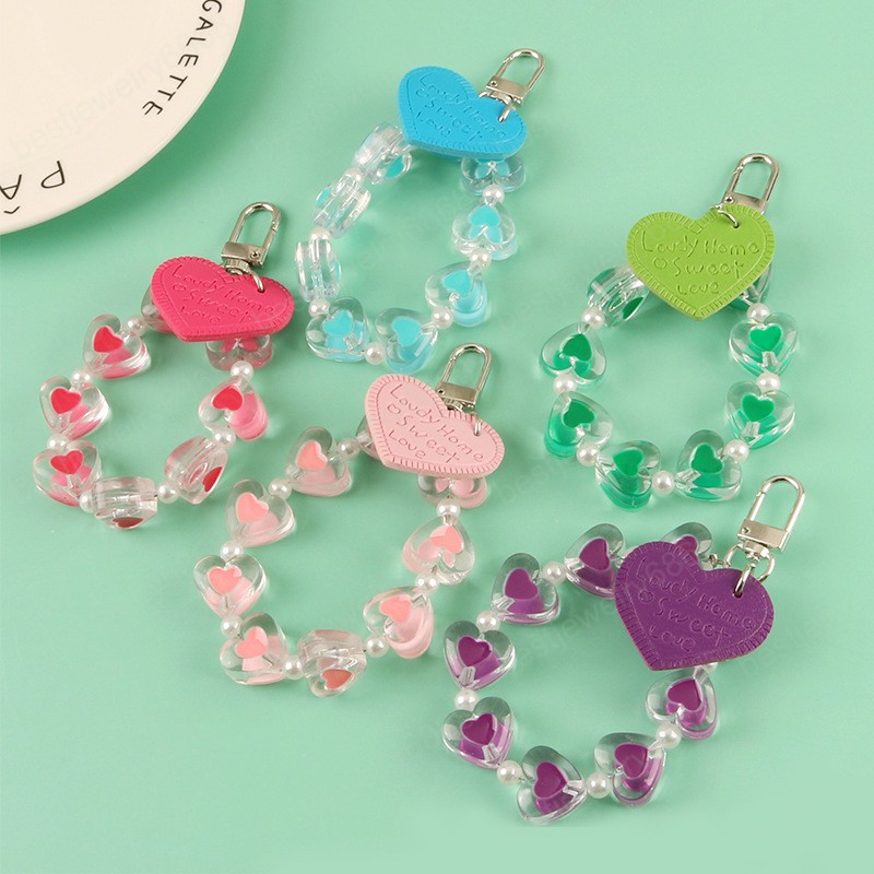 Creative Resin Heart Bracelet Keychain for Women Girl Colorful Leather Love Keyring Charm Bag Car Pendant Key Chains Gifts
Creative Resin Heart Bracelet Keychain for Women Girl Colorful Leather Love Keyring Charm Bag Car Pendant Key Chains Gifts