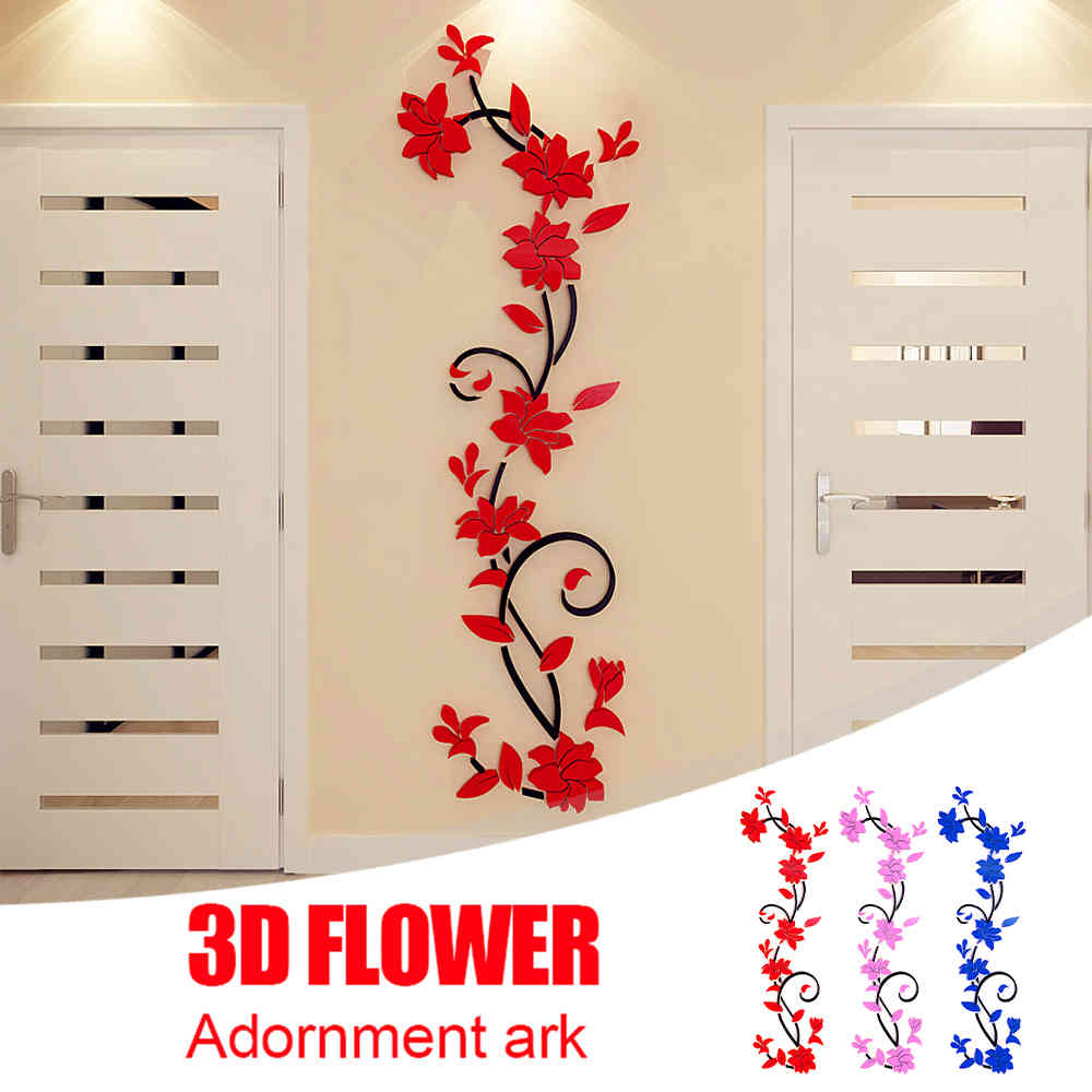 3D Mirror Decal Acr… - image