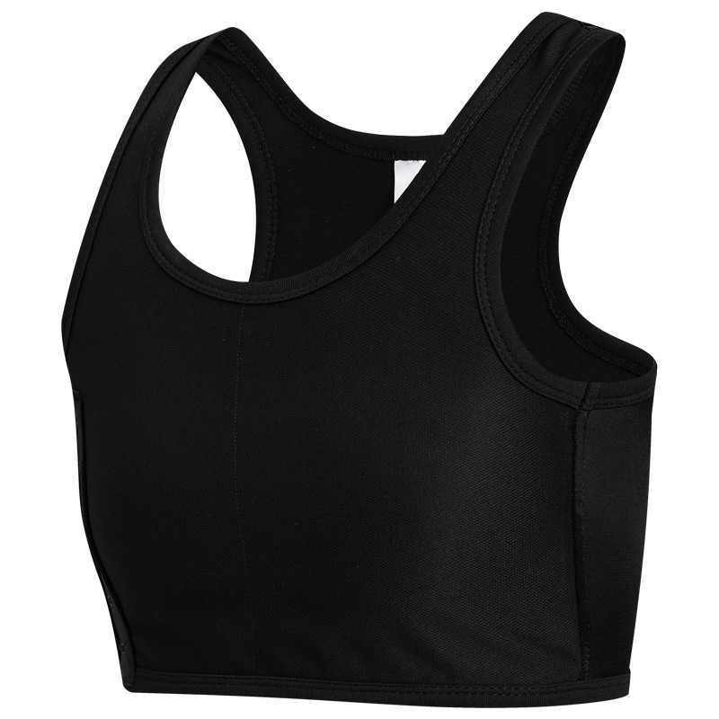 Ruoru Women Breast binder Buckle Short Chest Breast Binder Tops Shapers Casual Tran Top Breathable Buckle Tops Casual Vest H1018 - view 7