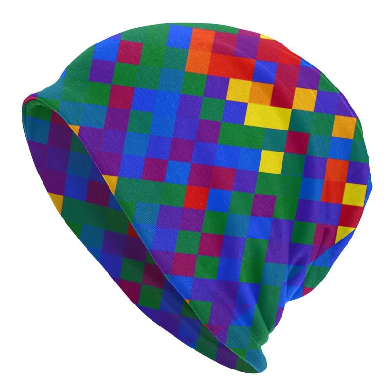 Berets Gay Pride Rainbow Checkered Bonnet Hat Knit Hip Hop Street Skullies Beanies Hats LGBT Queer Spring Warm Head Wrap Cap, Black
Berets Gay Pride Rainbow Checkered Bonnet Hat Knit Hip Hop Street Skullies Beanies Hats LGBT Queer Spring Warm Head Wrap Cap, Black