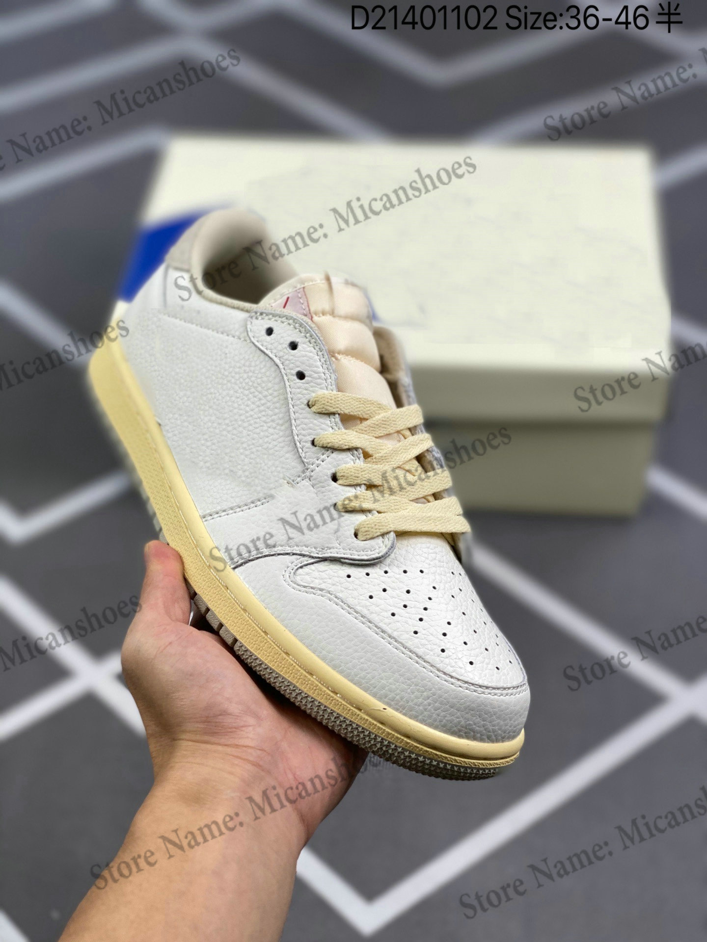 1 Low OG SP Fragment Design x Travis Scott TS Sports Shoes UV White/University Blue Pack Runner Trainers Sneakers
1 Low OG SP Fragment Design x Travis Scott TS Sports Shoes UV White/University Blue Pack Runner Trainers Sneakers