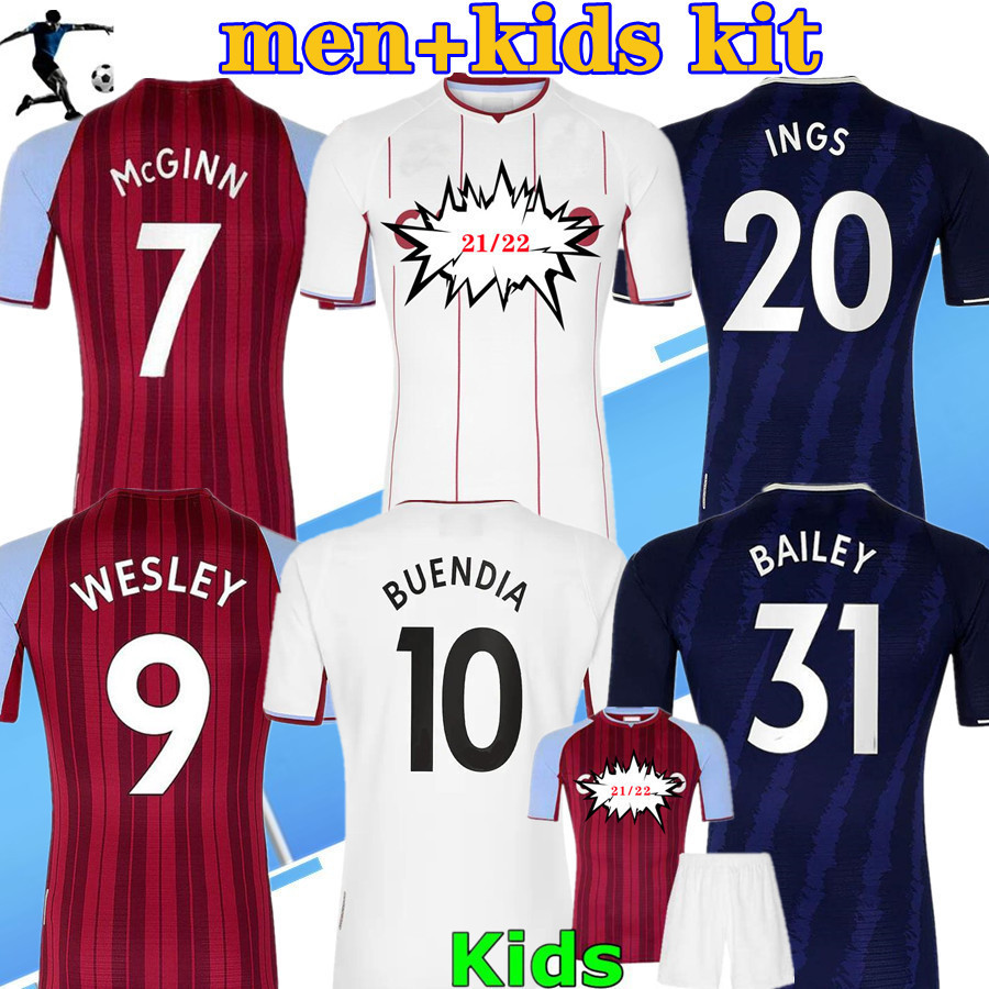 Soccer Jerseys 21 22 GREALISH WESLEY VILL McGINN Buendia EL GHAZI WATKINS KODJA TRAORE 2021 2022 football shirt men + kids kit uniforms, 3rd
Soccer Jerseys 21 22 GREALISH WESLEY VILL McGINN Buendia EL GHAZI WATKINS KODJA TRAORE 2021 2022 football shirt men + kids kit uniforms, 3rd