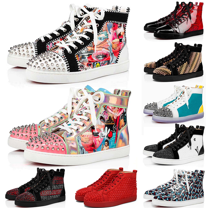 2021 Fashion Brand Shoes Red Bottoms Platform Casual Leather Suede Studded Spikes Loafers Mens Womens Luxurys Designers Bottom Sneakers, Item.39
2021 Fashion Brand Shoes Red Bottoms Platform Casual Leather Suede Studded Spikes Loafers Mens Womens Luxurys Designers Bottom Sneakers, Item.39