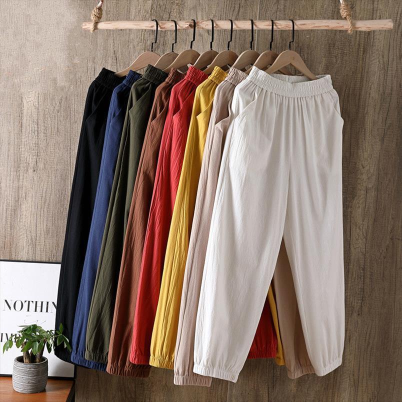 spring summer cotton linen women pants elastic waist solid harem ankle length capris trousers bloomer pencil, Black;white
spring summer cotton linen women pants elastic waist solid harem ankle length capris trousers bloomer pencil, Black;white