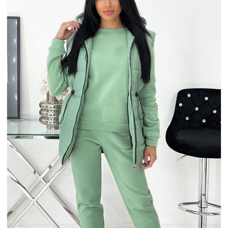 Women's Two Piece Pants YANA Fashion O Neck Hooded Drawstring Vests Suits Women Elegant Casual Sweatshirts Suit Ankle Banded Ladies, Purple
Women's Two Piece Pants YANA Fashion O Neck Hooded Drawstring Vests Suits Women Elegant Casual Sweatshirts Suit Ankle Banded Ladies, Purple