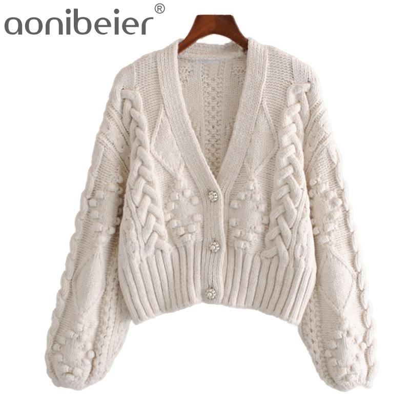 Spring of Europe United States' Artificial Jewelry Button Knitwear Factory Direct Sweater Cardigan Female 210604, Beige
Spring of Europe United States' Artificial Jewelry Button Knitwear Factory Direct Sweater Cardigan Female 210604, Beige