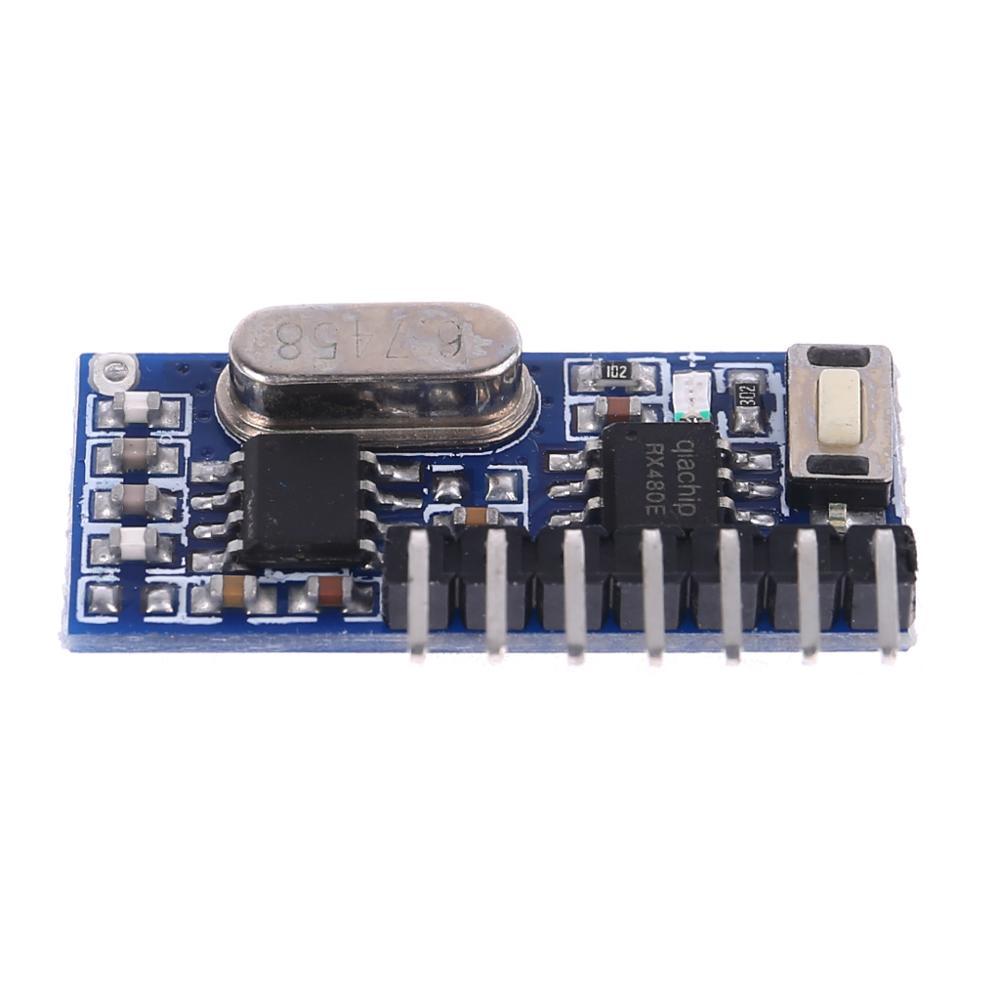433 Mhz Rf Code Learn Receiver Module 1527 Wireless Decoder 4 Output Channel for Remote Control