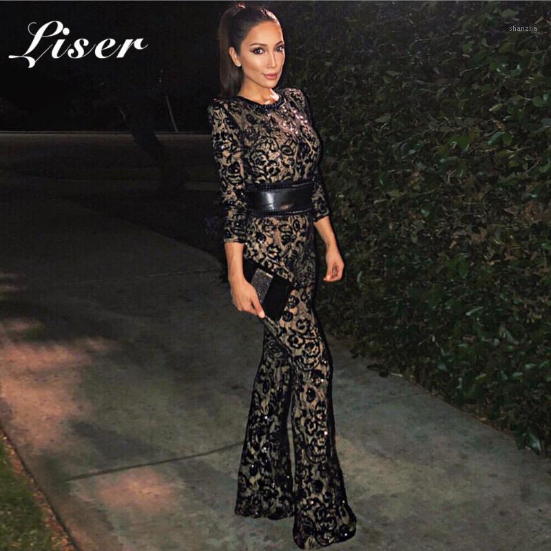 Women's Jumpsuits & Rompers Liser 2021 Summer Women Sequined Sashes Bandage Jumpuits Sexy Bodycon Evening Party Black White Jumpsuit Vestido
Women's Jumpsuits & Rompers Liser 2021 Summer Women Sequined Sashes Bandage Jumpuits Sexy Bodycon Evening Party Black White Jumpsuit Vestido