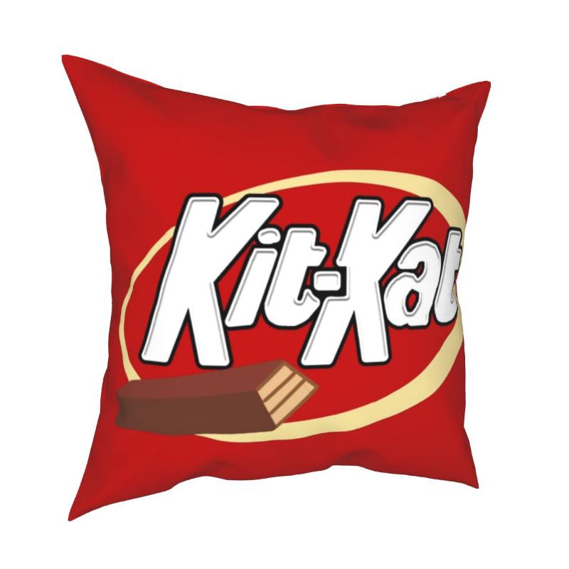 Cushion/Decorative Pillow Kitkat Logo Candy Chocolate Pillowcase Soft Polyester Cushion Cover Gift Throw Case Chair Zipper 40X40cm, Black
Cushion/Decorative Pillow Kitkat Logo Candy Chocolate Pillowcase Soft Polyester Cushion Cover Gift Throw Case Chair Zipper 40X40cm, Black