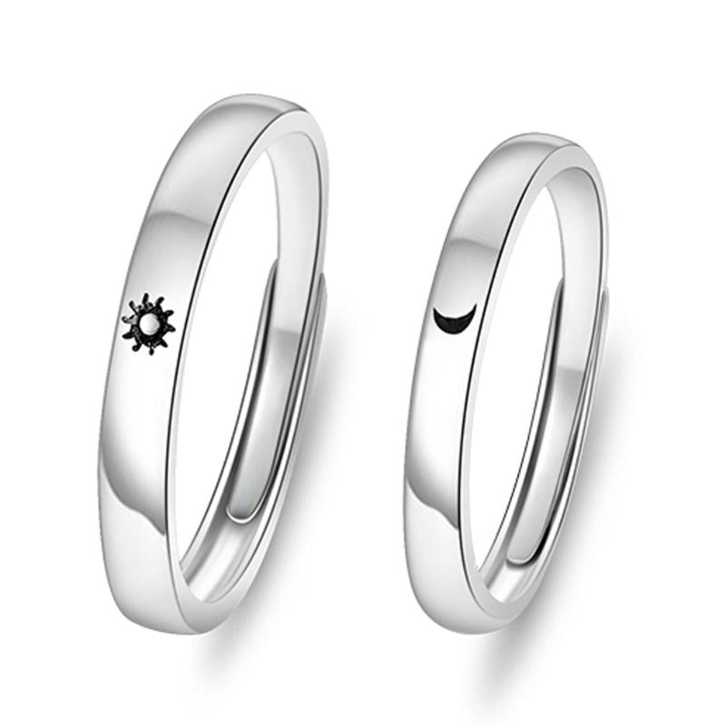 Pieces Sun And Moon Lover Couple Rings Set Promise Wedding Bands For Him Her Beautiful Ring Party Favor
Pieces Sun And Moon Lover Couple Rings Set Promise Wedding Bands For Him Her Beautiful Ring Party Favor
