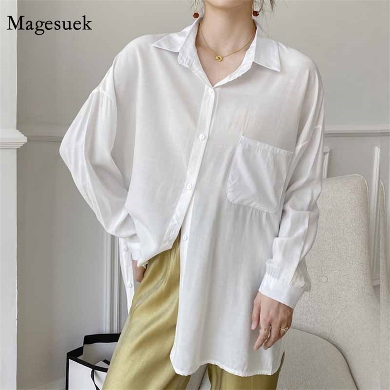 Single Breasted Loose Plus Size Korean Long Sleeve Women Fashion Tops White Shirt Office Lady Style Blouses Female 11579 210518, Blue
Single Breasted Loose Plus Size Korean Long Sleeve Women Fashion Tops White Shirt Office Lady Style Blouses Female 11579 210518, Blue
