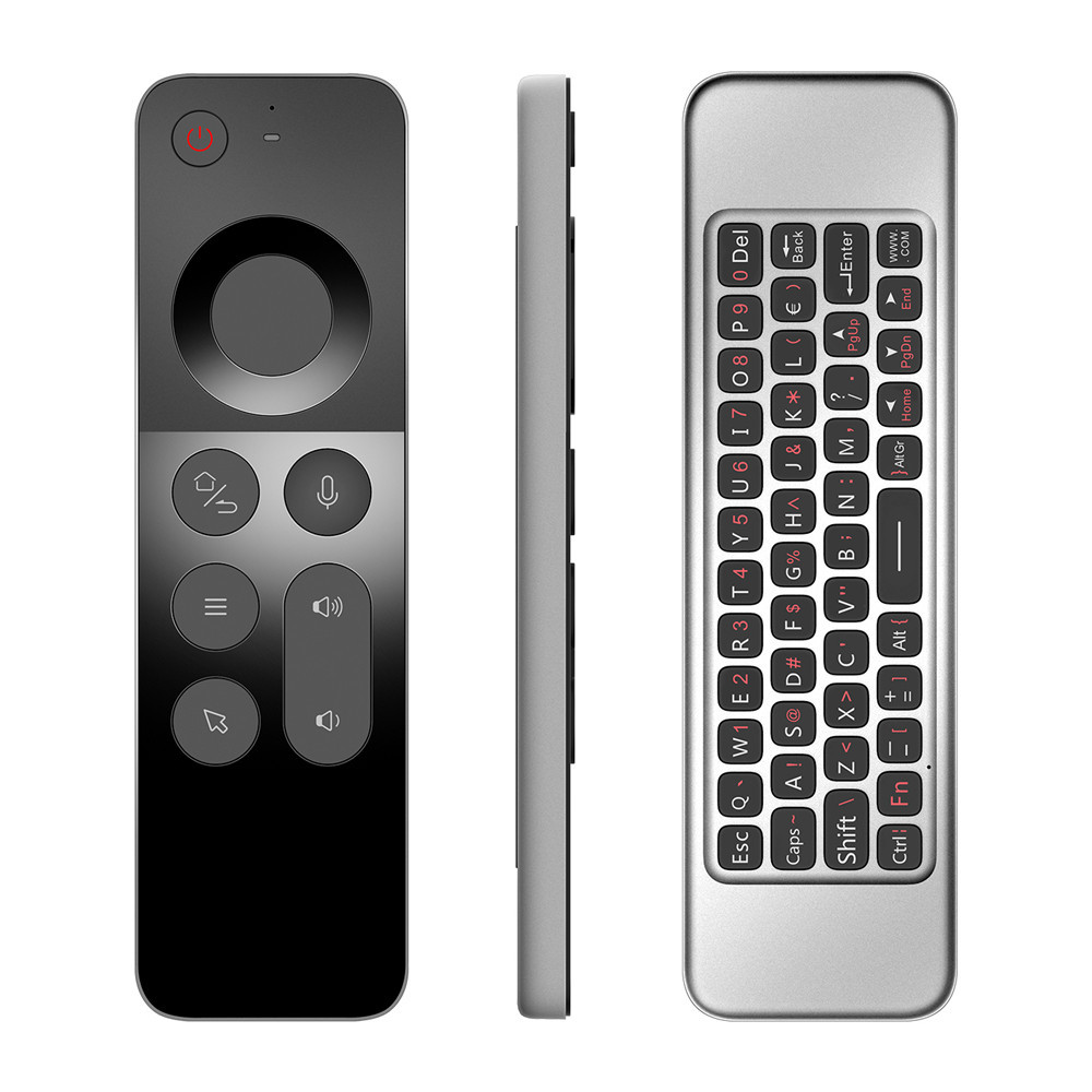 W3 Wireless Air Mouse Ultra-thin 2.4G IR Learning Smart Voice Remote Control With Gyroscope & Full Keyboard For Android Tv Box
W3 Wireless Air Mouse Ultra-thin 2.4G IR Learning Smart Voice Remote Control With Gyroscope & Full Keyboard For Android Tv Box