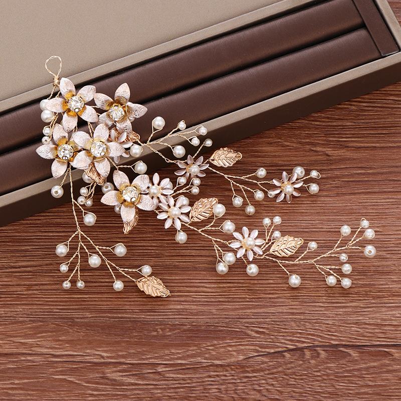 Hair Clips & Barrettes Gold Color Leaf Pearl Headband Wedding Accessories Bridal Tiara Rhinestone Flower Jewelry, Golden;silver
Hair Clips & Barrettes Gold Color Leaf Pearl Headband Wedding Accessories Bridal Tiara Rhinestone Flower Jewelry, Golden;silver