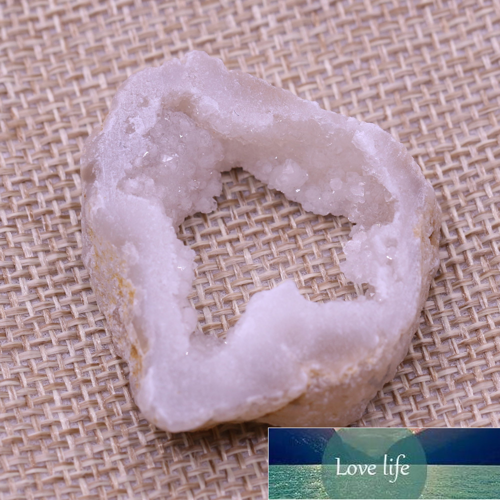 Druzy Agates Necklace for Women Men Crystal Quartz Slice Pendant Necklaces Charms Waxed Thread Natural Stone Pendant 30x40mm