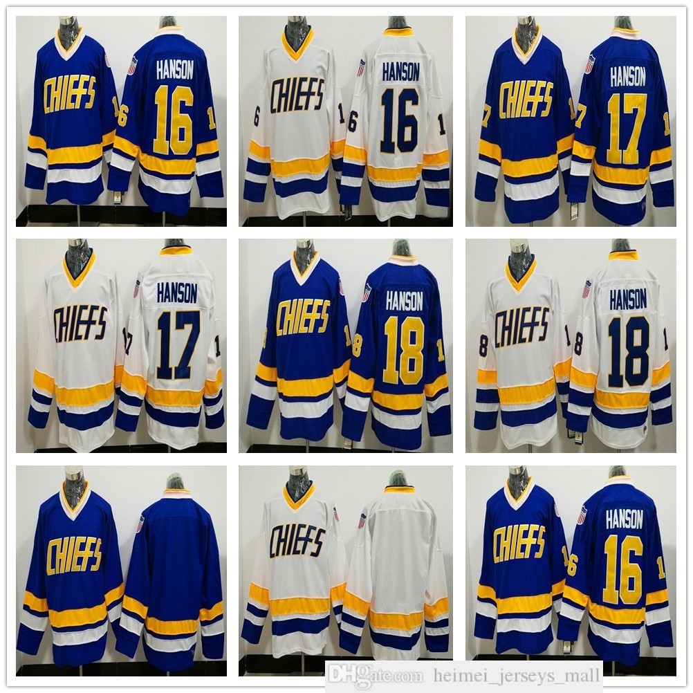 Hanson Stitched ice Hockey Slap Shot Jersey 16 Jack Hanson 17 Steve 18 Jeff SlapShot Blue White Jerseys, Same as picture
Hanson Stitched ice Hockey Slap Shot Jersey 16 Jack Hanson 17 Steve 18 Jeff SlapShot Blue White Jerseys, Same as picture