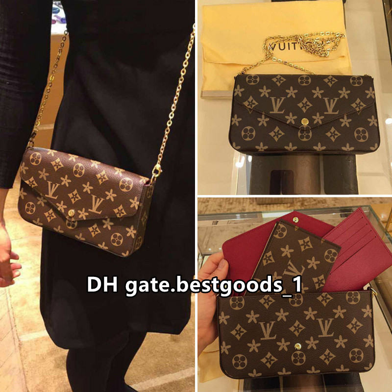 Top Quality 3 Pcs Set Women Luxurys Designers Bags 2021 Branded Messenger Shoulder Bag Chain Crossbody Lady Flap Purse Clutch Retro Print Sm
Top Quality 3 Pcs Set Women Luxurys Designers Bags 2021 Branded Messenger Shoulder Bag Chain Crossbody Lady Flap Purse Clutch Retro Print Sm