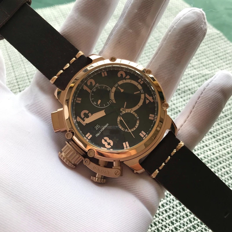 2021 Men luxury watch rose gold sapphire glass U style Quartz with Chronograph works Luminous needles boat, 03 only make watch full waterproof
2021 Men luxury watch rose gold sapphire glass U style Quartz with Chronograph works Luminous needles boat, 03 only make watch full waterproof