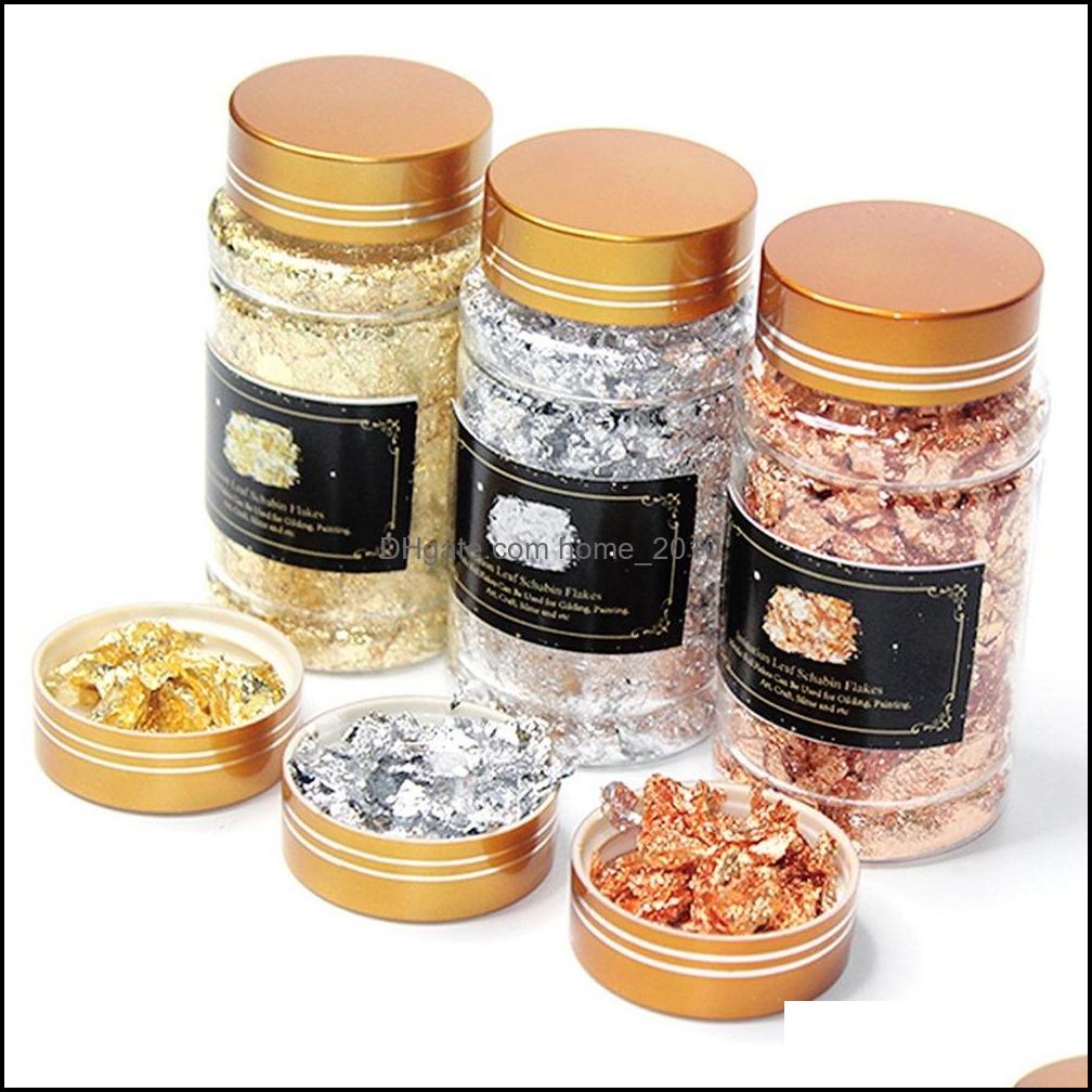 Tools Arts, Crafts Gifts Home & Gardenmetal Gold Foil Flakes Sliver Copper Metallic Sequins Glitters Craft Leaf Flake Gilding Diy Jewelry Re
Tools Arts, Crafts Gifts Home & Gardenmetal Gold Foil Flakes Sliver Copper Metallic Sequins Glitters Craft Leaf Flake Gilding Diy Jewelry Re