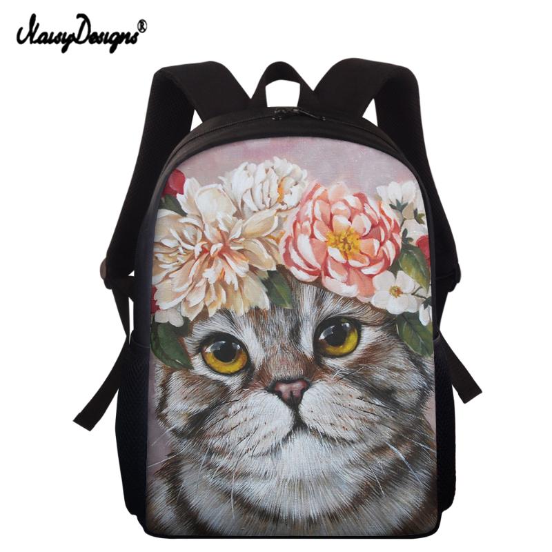 Backpack NOISYDESIGNS Beautiful Garland Kitten Printing Student School Bag For Teenager Girls Schoolbag Custom Design Children Bookbags
Backpack NOISYDESIGNS Beautiful Garland Kitten Printing Student School Bag For Teenager Girls Schoolbag Custom Design Children Bookbags
