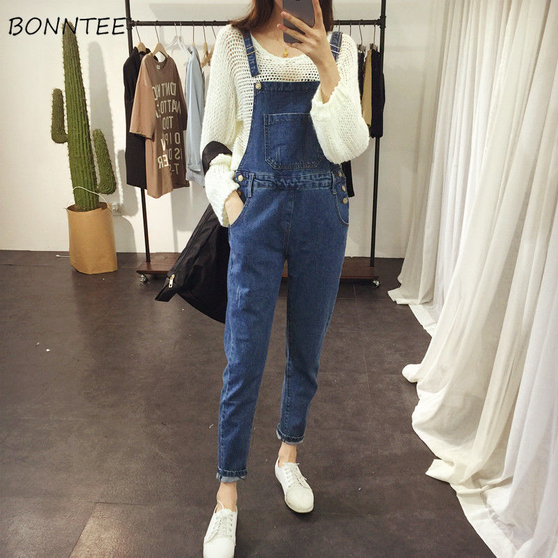 Jumpsuits Women One-Piece Denim Fabric Vintage Retro Overalls Womens Stretchy Daily Slim Fit Ankle-length Harem Pants Rompers, 8535blue
Jumpsuits Women One-Piece Denim Fabric Vintage Retro Overalls Womens Stretchy Daily Slim Fit Ankle-length Harem Pants Rompers, 8535blue