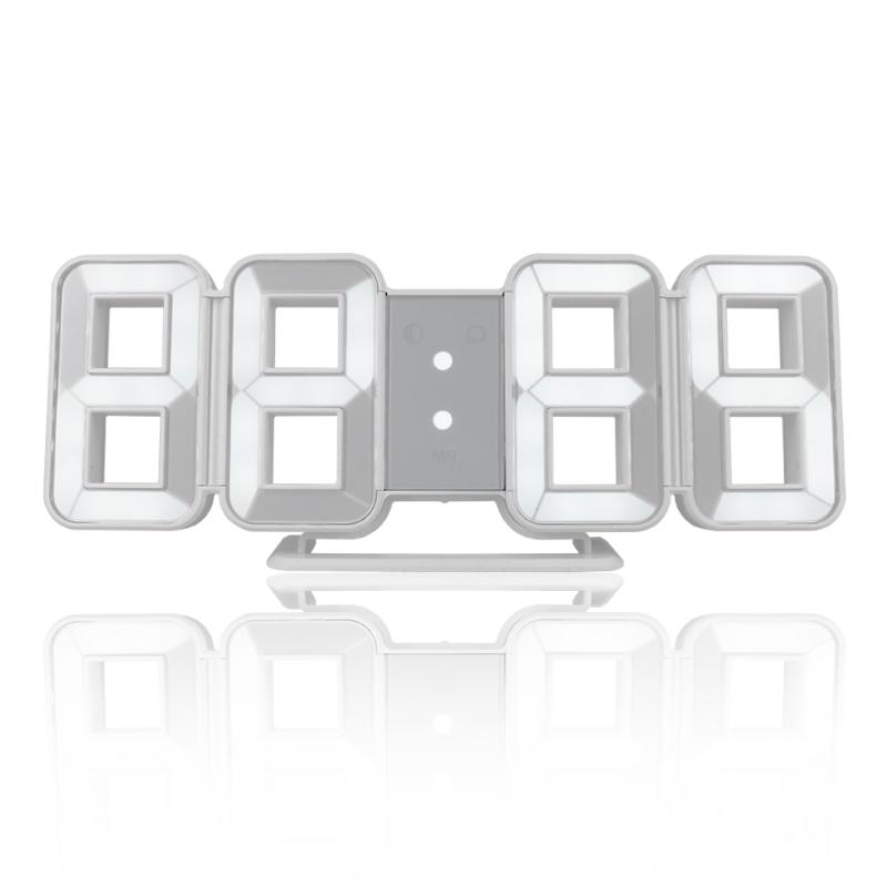 Wall Clocks 3D LED Clock Electronic Large Number Table Desk Alarm Backlight Temperature Digital Watch Modern Design 12/24 Hours
Wall Clocks 3D LED Clock Electronic Large Number Table Desk Alarm Backlight Temperature Digital Watch Modern Design 12/24 Hours