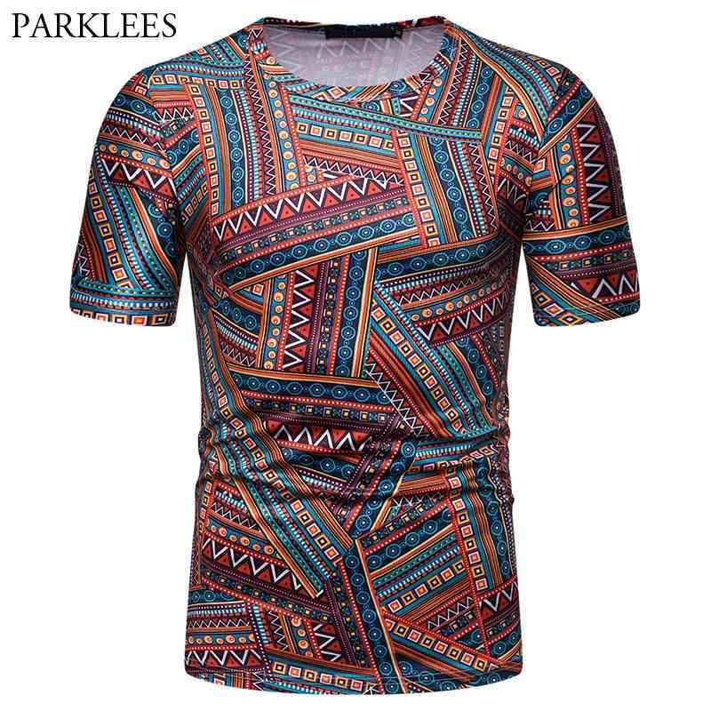 Fashion Ethnic Print T Shirt Men Brand Slim Fit Tee Shirt Homme Summer Short Sleeve Casual Tshirt for Men Camisetas Masculina 210524, As picture show
Fashion Ethnic Print T Shirt Men Brand Slim Fit Tee Shirt Homme Summer Short Sleeve Casual Tshirt for Men Camisetas Masculina 210524, As picture show