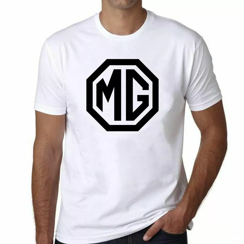 MG logo White Herren T-shirt Hommes, Femme Damen Shirt, Enfants Kinder Shirt