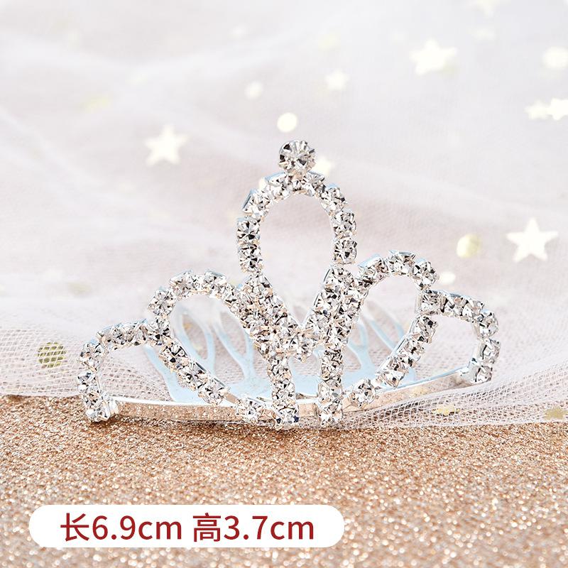 Children's crown Tiara Princess Little Girl crown headband Girl's birthday headband Baby crown hair accessory