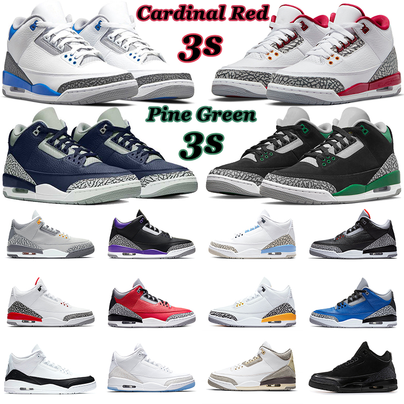 Jumpman 3 Cardinal Red 3s Men Basketball Shoes Pine Green Racer Blue Medium Grey Midnight Navy Black Cat Pure White Cement Fire Red UNC Mens Trainers Sports Sneakers, #17 red cemment 40-47
Jumpman 3 Cardinal Red 3s Men Basketball Shoes Pine Green Racer Blue Medium Grey Midnight Navy Black Cat Pure White Cement Fire Red UNC Mens Trainers Sports Sneakers, #17 red cemment 40-47