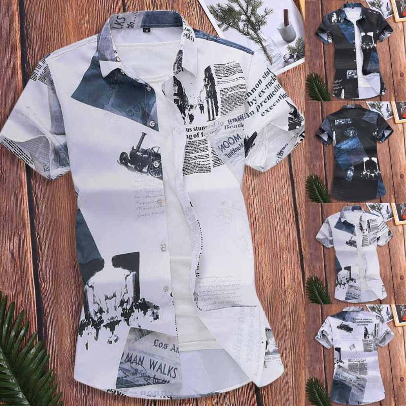 Men's Casual Shirts Mens Shirt Short Sleeve Cotton Linen Printing Hawaiian Blouse Couple Loose Fit Hawaii Vintage Camisa Hombre, White;black
Men's Casual Shirts Mens Shirt Short Sleeve Cotton Linen Printing Hawaiian Blouse Couple Loose Fit Hawaii Vintage Camisa Hombre, White;black
