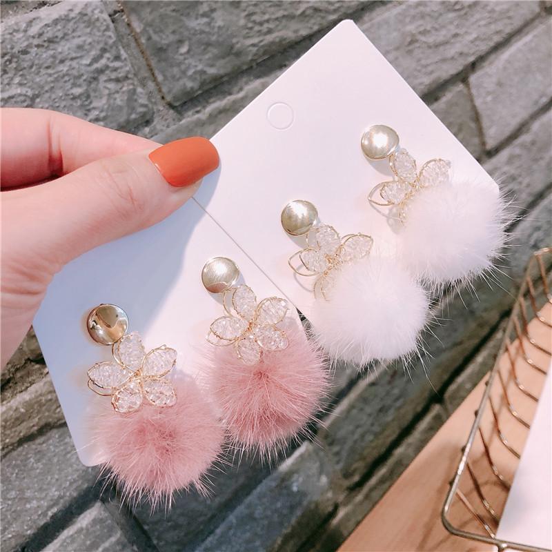 Dangle & Chandelier Korean Fashion Mink Hair Tassel Earrings For Women Girls Flower Crystal Earring Drop Luxulry Jewelry Accessories
Dangle & Chandelier Korean Fashion Mink Hair Tassel Earrings For Women Girls Flower Crystal Earring Drop Luxulry Jewelry Accessories