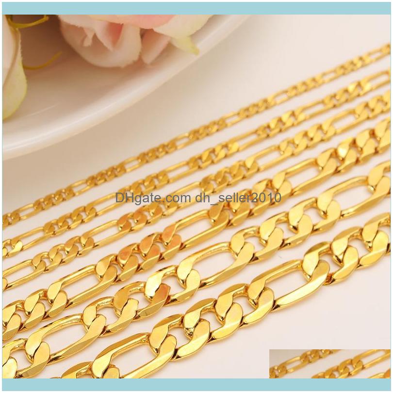 Necklaces & Pendants Jewelrygold Filled Mens Italy Carved Flat Figaro Iced Out Hip Hop Jewelry Necklace Bracelet Chain Men Gift Bangle Choke
Necklaces & Pendants Jewelrygold Filled Mens Italy Carved Flat Figaro Iced Out Hip Hop Jewelry Necklace Bracelet Chain Men Gift Bangle Choke