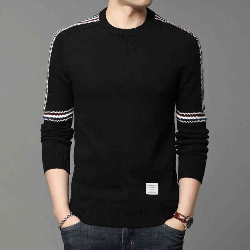 Mens Luxury Brand Tb Thom Sweaters Male Slim Fit O-neck Striped Pullovers Clothing Cotton Casual Coat Street Fashion, Brown
Mens Luxury Brand Tb Thom Sweaters Male Slim Fit O-neck Striped Pullovers Clothing Cotton Casual Coat Street Fashion, Brown
